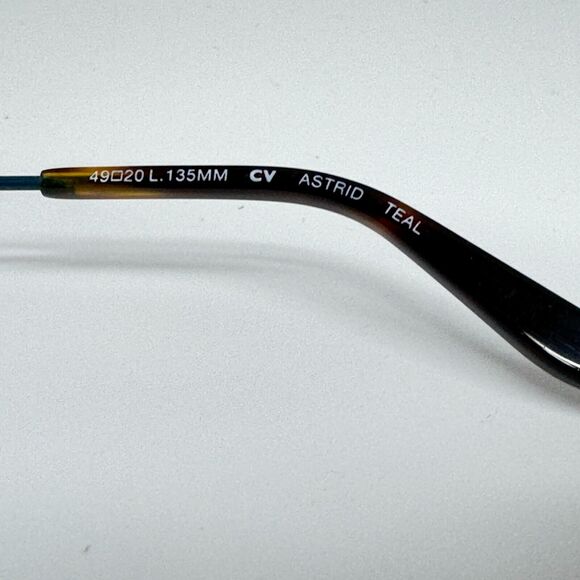 BCBGMAXAZRIA ASTRID Teal Eyeglasses Frame 49-20-135mm H13606 - Picture 6 of 7